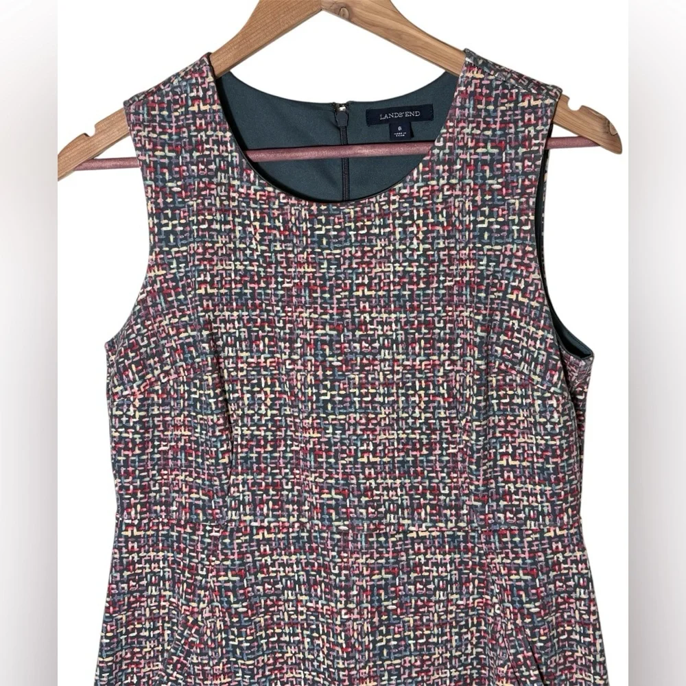 Lands’ End Sheath Dress Size 6 Pockets Career - Picture 2 of 6